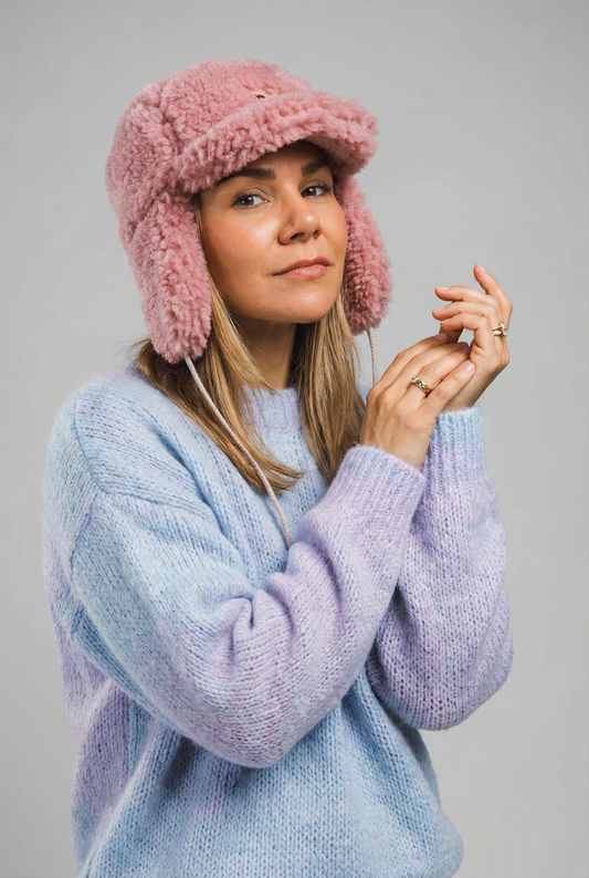 Karvamüts Roosa Tuhkur